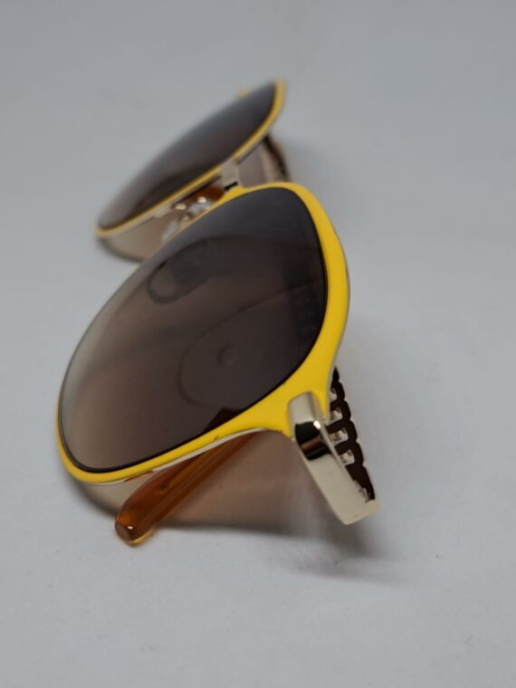 Yellow Framed Square Sunglass